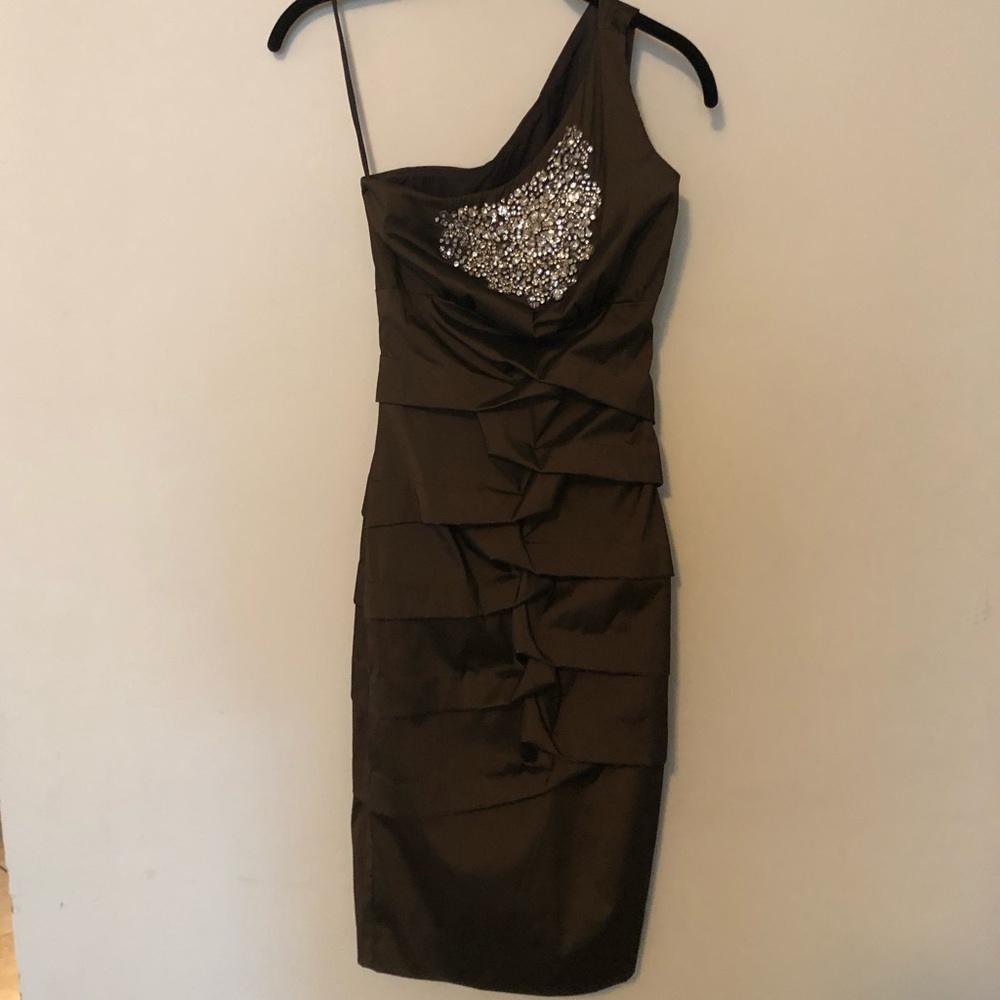 Nicole Miller Beaded Mini Dress size 0